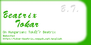 beatrix tokar business card